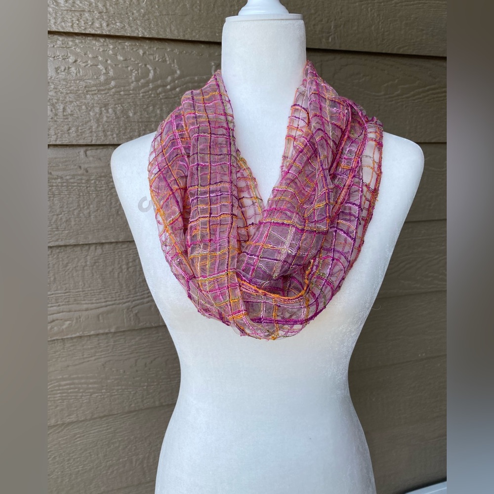 Rising tide women's 100% silk scarf beautiful colorful